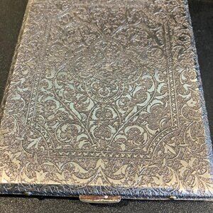 Vintage Colibri Silver-tone Metal Cigarette Case